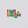 Su Bei My World Rainbow Ring 6.5 cm Colorful spring Ring toy Lollipop Tube Hand-tossed glowing parachute details Picture